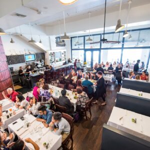 The Farm of Beverly Hills wide shot of indoor seating